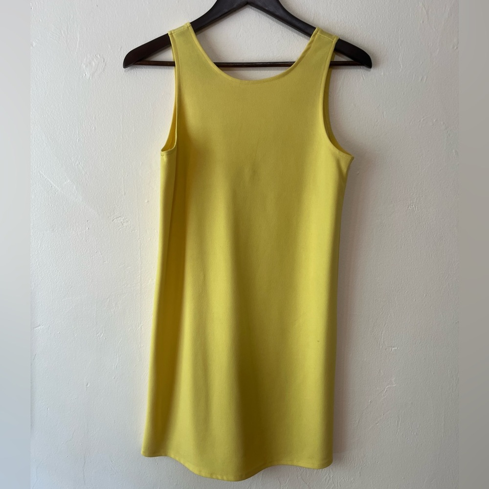 Mango yellow back vent dress size XS (feels like an S) - Picture 11 of 12